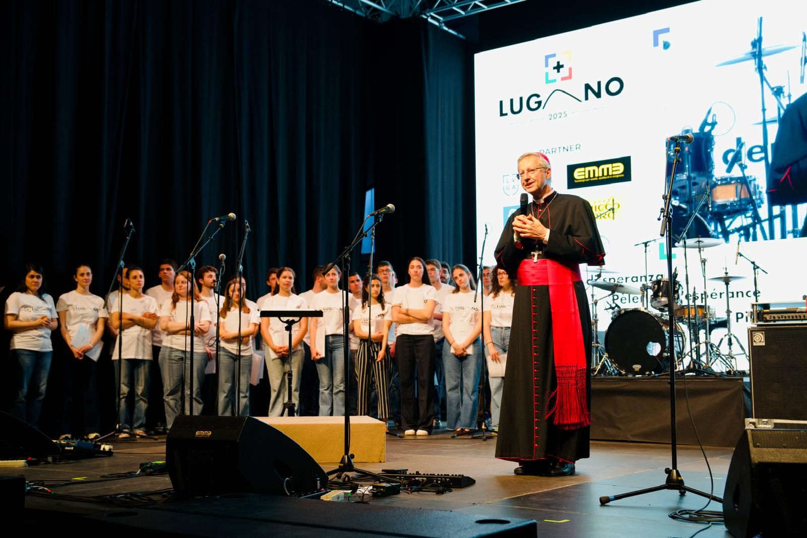 Il vescovo Alain apre al GmG svizzera di Lugano